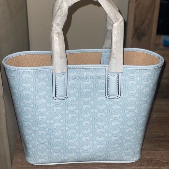 Michael Kors Small Jodie Light Blue - Picture 2 of 3